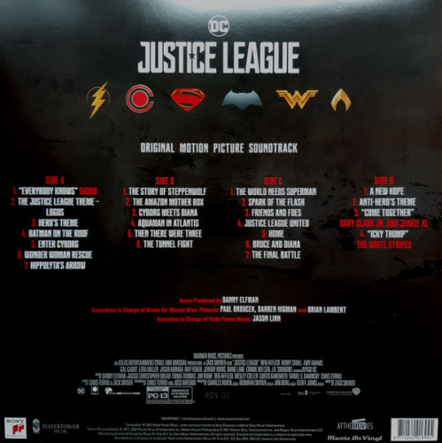 Виниловая пластинка DANNY ELFMAN "Justice League (Original Motion Picture Soundtrack)" (COLORED OST 2LP) 