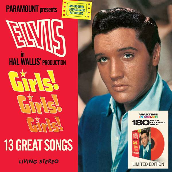 Виниловая пластинка ELVIS PRESLEY "Girls! Girls! Girls!" (RED LP) 