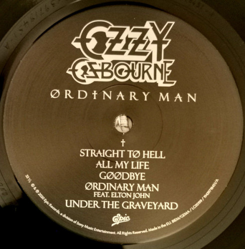 Виниловая пластинка OZZY OSBOURNE "Ordinary Man" (LP)