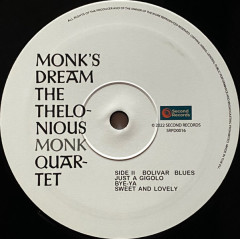 THELONIOUS MONK QUARTET &quot;Monk`s Dream&quot; (SRPD0016 LP)