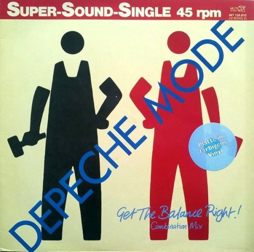 Виниловая пластинка DEPECHE MODE "Get The Balance Right! (Combination Mix)" (NM INT 126.810 RED LP)