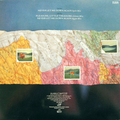 Виниловая пластинка Depeche Mode "Never Let Me Down Again (Split Mix)" (INT 126.868 ORANGE LP) 