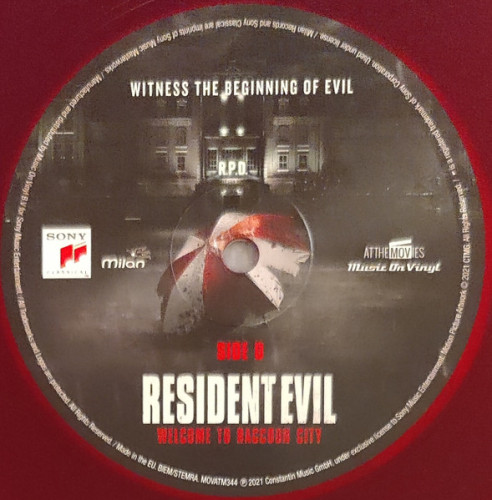 Виниловая пластинка MARK KORVEN " Resident Evil Welcome To Raccoon City" (OST RED 2LP)