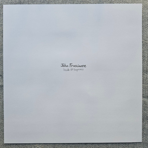 Виниловая пластинка JOHN FRUSCIANTE "Inside Of Emptiness" (LP) 