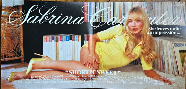 Виниловая пластинка SABRINA CARPENTER "Short N` Sweet (Deluxe)" (BLUE 2LP)