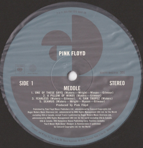 Виниловая пластинка PINK FLOYD "Meddle" (2025 LP) 