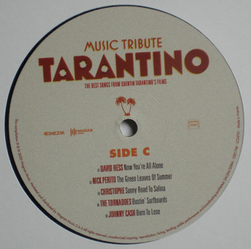 Виниловая пластинка VARIOUS ARTISTS "Music Tribute Tarantino - The Very Best Songs From Quentin Tarantino`s " (OST 2LP)