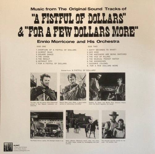 Виниловая пластинка ENNIO MORRICONE "A Fistful of Dollars / For a Few Dollars More" (RED LP)