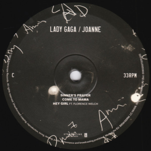 Виниловая пластинка LADY GAGA "Joanne" (2LP) 
