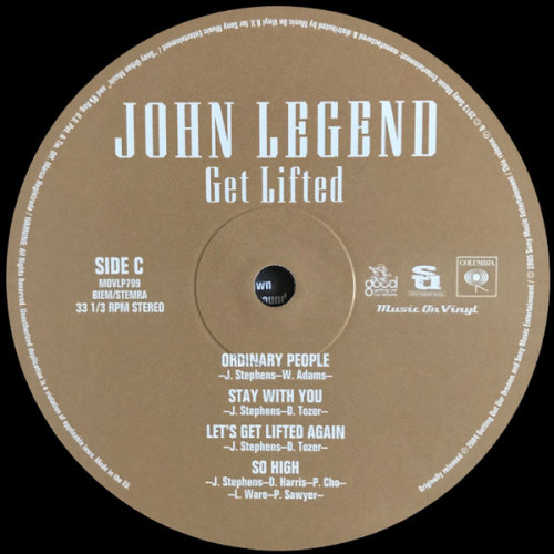 Виниловая пластинка JOHN LEGEND "Get Lifted" (2LP) 
