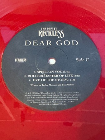 Виниловая пластинка PRETTY RECKLESS "Dear God" (RED 2LP)