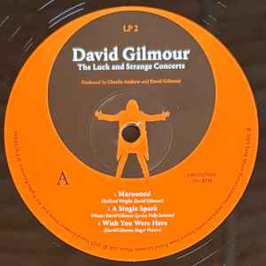 Виниловая пластинка DAVID GILMOUR "The Luck And Strange Concerts" (4LP)