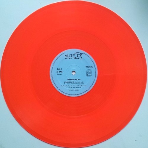 Виниловая пластинка DEPECHE MODE "Strangelove" (NM INT 126.862 ORANGE LP) 