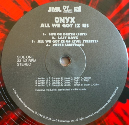 Виниловая пластинка ONYX "All We Got Iz Us" (COLOREDL 2P)