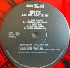 ONYX "All We Got Iz Us" (COLOREDL 2P)