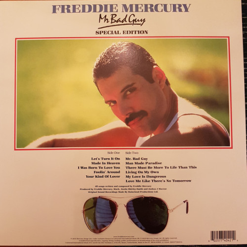 Виниловая пластинка FREDDIE MERCURY "Mr. Bad Guy" (LP) 