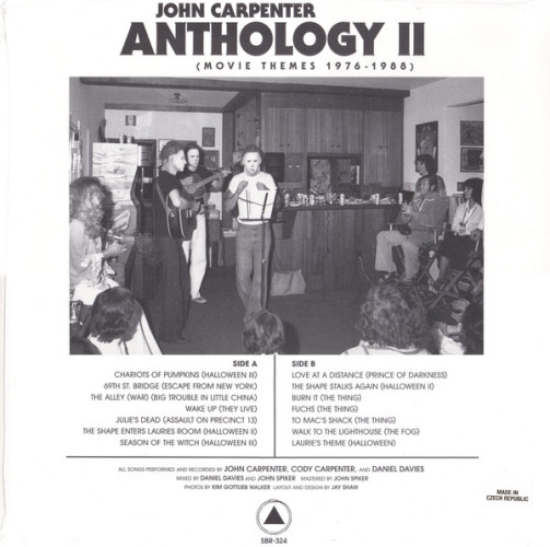 Виниловая пластинка JOHN CARPENTER "Anthology II (Movie Themes 1976-1988)" (LP)
