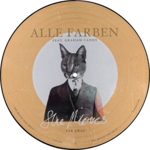 Виниловая пластинка ALLE FARBEN "She Moves (Far Away)" (NM PICTURE LP) 