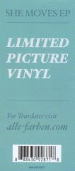 ALLE FARBEN "She Moves (Far Away)" (NM PICTURE LP)