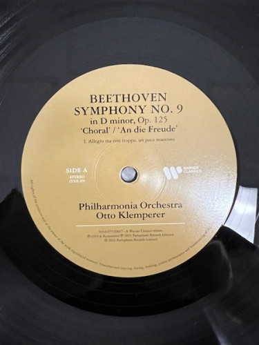 Виниловая пластинка BEETHOVEN / KLEMPERER "Beethoven: Symphony No. 9 `Choral`" (2LP) 