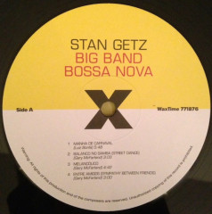 STAN GETZ "Big Band Bossa Nova" (LP)