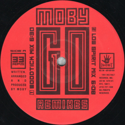 Виниловая пластинка MOBY "Go (Remixes)" (VG/VG LP) 