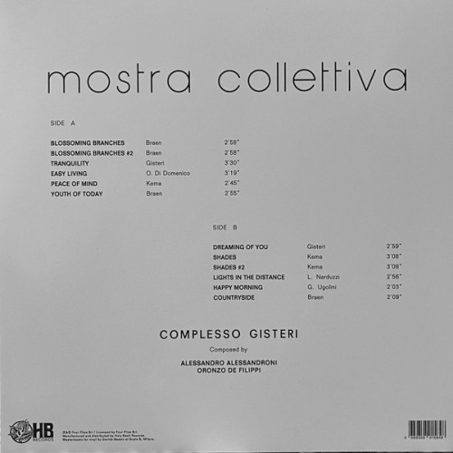 Виниловая пластинка COMPLESSO GISTERI "Mostra Collettiva" (LP)