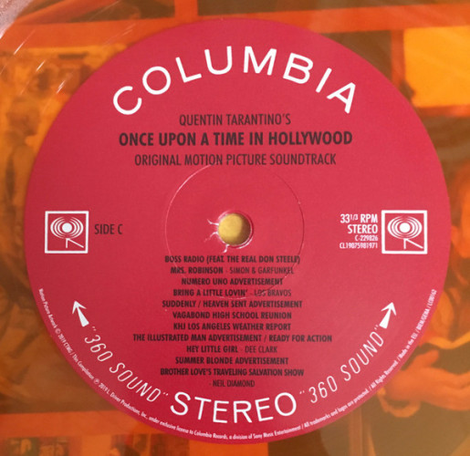 Виниловая пластинка VARIOUS ARTISTS "Once Upon A Time In Hollywood (Original Motion Picture Soundtrack)" (OST ORANGE 2LP) 
