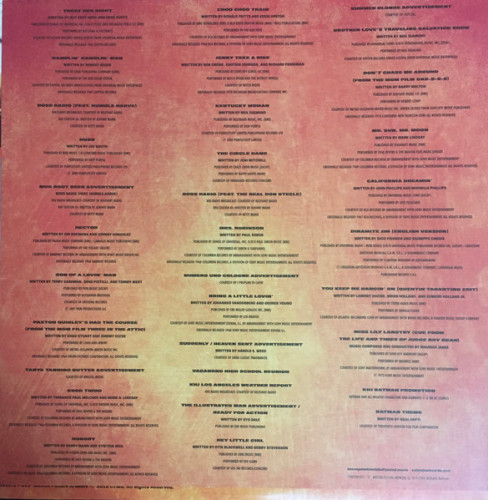 Виниловая пластинка VARIOUS ARTISTS "Once Upon A Time In Hollywood (Original Motion Picture Soundtrack)" (OST ORANGE 2LP) 