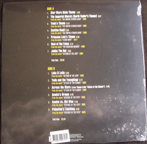 Виниловая пластинка GLOBAL STAGE ORCHESTRA "Star Wars - The Themes" (CLEAR LP) 