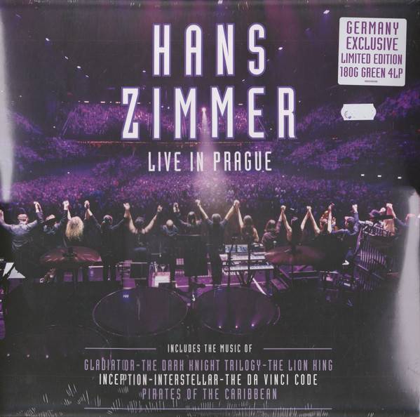 Виниловая пластинка HANS ZIMMER - "Live In Prague" (OST GREEN 4LP) 