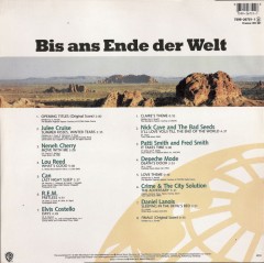VARIOUS "Bis Ans Ende Der Welt (Original Filmmusik)" (NM OST LP)