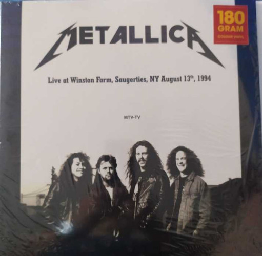 Виниловая пластинка METALLICA "Live at Winston Farm, Saugerties, NY August 13th, 1994" (ORANGE LP)