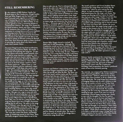 Виниловая пластинка CRANBERRIES "Remembering Dolores" (2LP) 