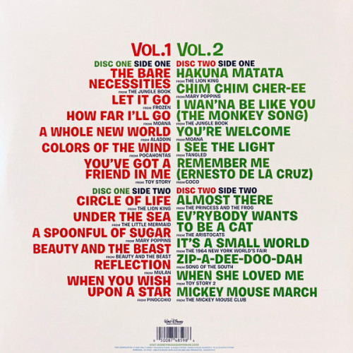 Виниловая пластинка VARIOUS ARTISTS "Disney Ultimate Hits Vol.1 & 2" (COLORED 2LP) 