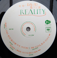 DAVID BOWIE "Reality" (LP)
