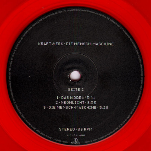 Виниловая пластинка KRAFTWERK "Die Mensch-Maschine" (LIMITED RED LP) 