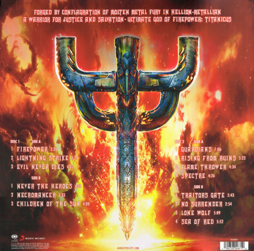 Виниловая пластинка JUDAS PRIEST "Firepower" (2LP)