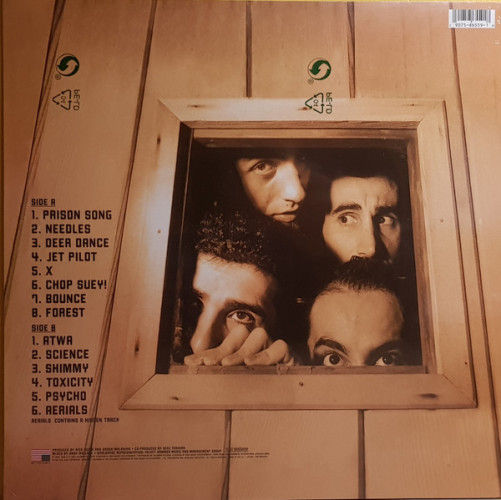 Виниловая пластинка SYSTEM OF A DOWN "Toxicity" (LP)