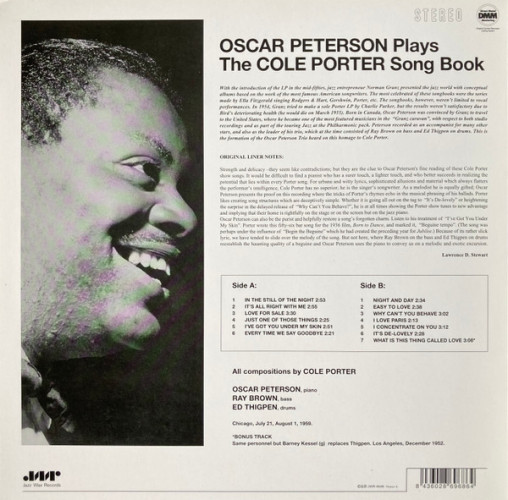 Виниловая пластинка OSCAR PETERSON "Plays The Cole Porter Songbook" (LP)