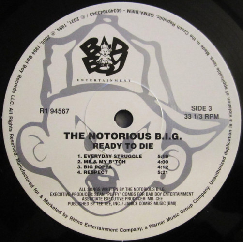Виниловая пластинка NOTORIOUS BIG "Ready To Die" (2LP)