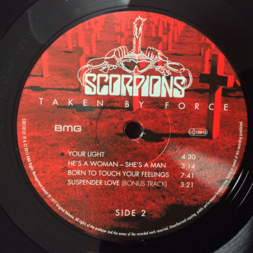 Виниловая пластинка SCORPIONS "Taken By Force" (CD+LP) 