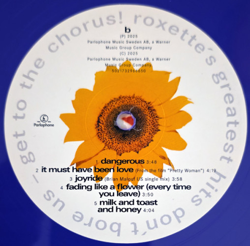 Виниловая пластинка ROXETTE "Don`t Bore Us - Get To The Chorus (30Th Anniversary)" (PURPLE 2LP) 