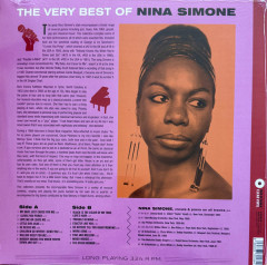 NINA SIMONE "The Very Best Of Nina Simone" (CLEAR LP)