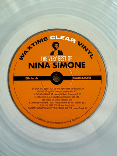 Виниловая пластинка NINA SIMONE "The Very Best Of Nina Simone" (CLEAR LP)