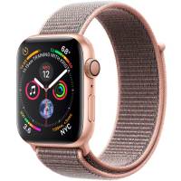 Apple Watch Series 4 GPS 40mm Gold Aluminum Case with Pink Sand Sport Loop