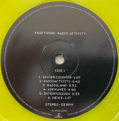 Виниловая пластинка KRAFTWERK "Radio-Activity" (YELLOW LP)