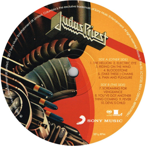 Виниловая пластинка JUDAS PRIEST "Screaming For Vengeance" (LP)