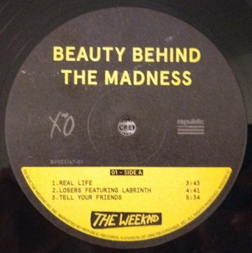 Виниловая пластинка WEEKND "Beauty Behind The Madness" (2LP) 