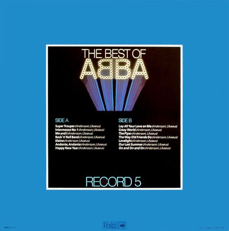 Виниловая пластинка ABBA "The Best Of ABBA" (NM/NM 5LP)